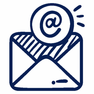 e-mail bleue - Contact -Jimto Securite Privée